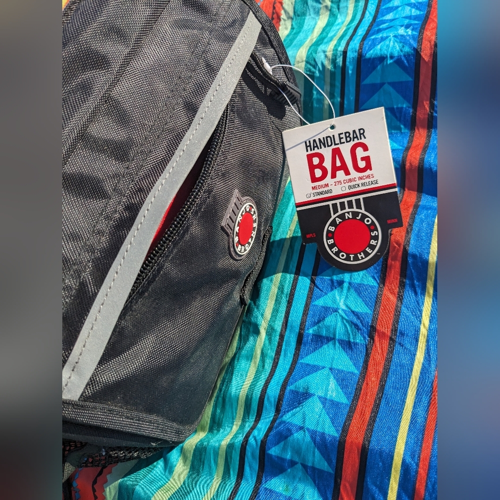 Banjo Brothers Handlebar Bag Black Bike Bag